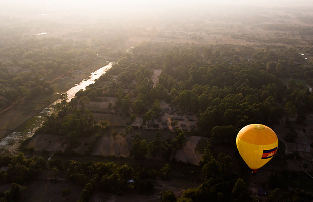 Angkor Hot Air Ballon(Beautiful Angkor Eye View)