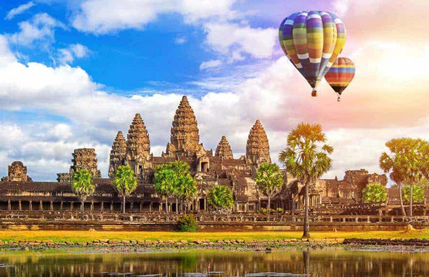 Angkor Hot Air Ballon(Beautiful Angkor Eye View)