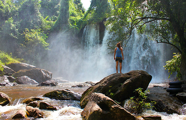 Angkor Wat Temples and Kulen Mountain Waterfall 2-Day Tour